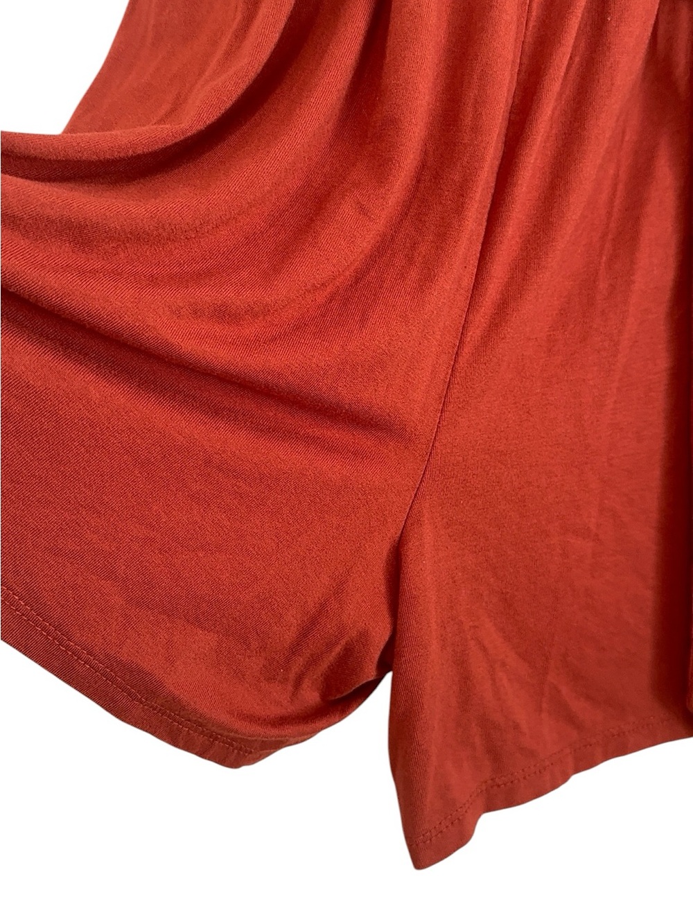 EST 1946 Terracotta Ruffle Off-The-Shoulder Romper - Boho Chic - Picture 7 of 11
